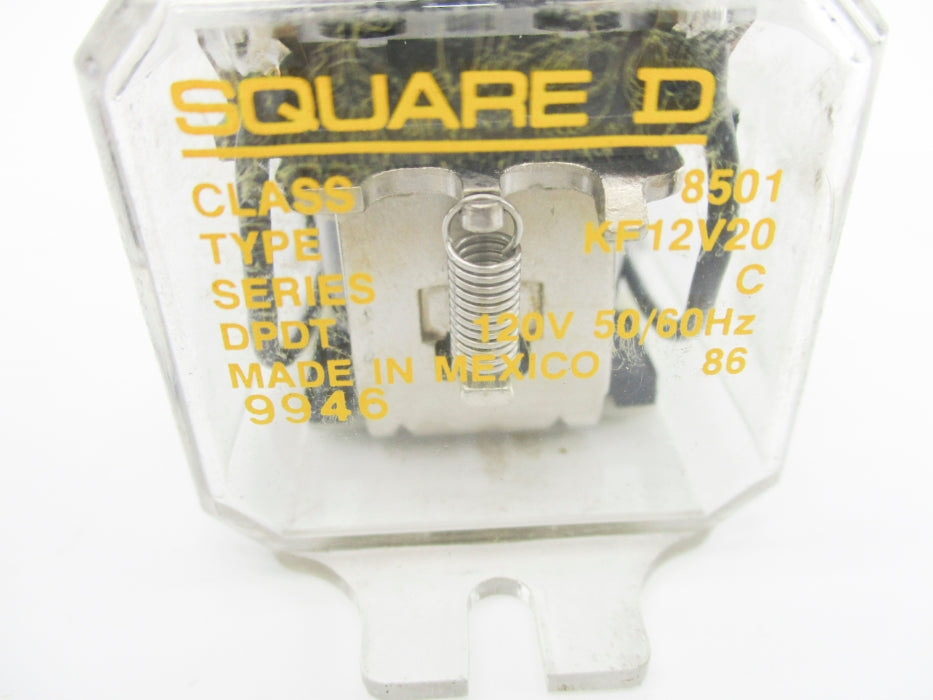 SQUARE D 8501KP12V20 SER. C 120V 10A UNMP