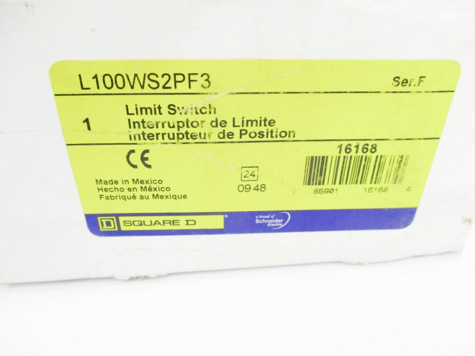 SQUARE D L100WS2PF3 SER. F NSMP
