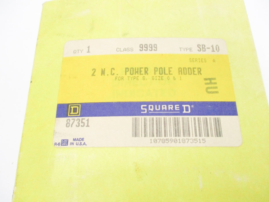 SQUARE D 9999SB10 SER. A NSMP