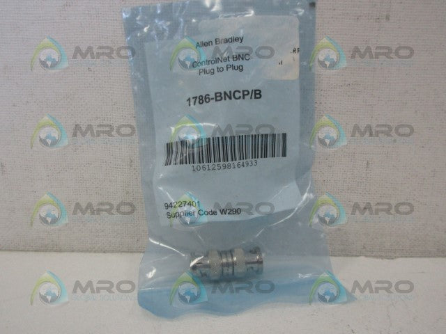 ALLEN BRADLEY 1786-BNCP/B COAXIAL CONNECTOR *NEW IN FACTORY BAG*