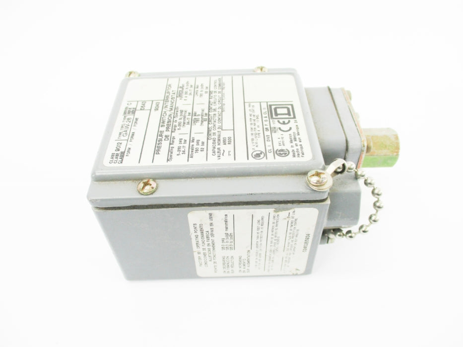 SQUARE D 9012GAW-26 SER. C 5-250PSI NSNP