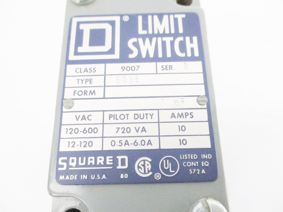 SQUARE D 9007B53E SER. B NSNP