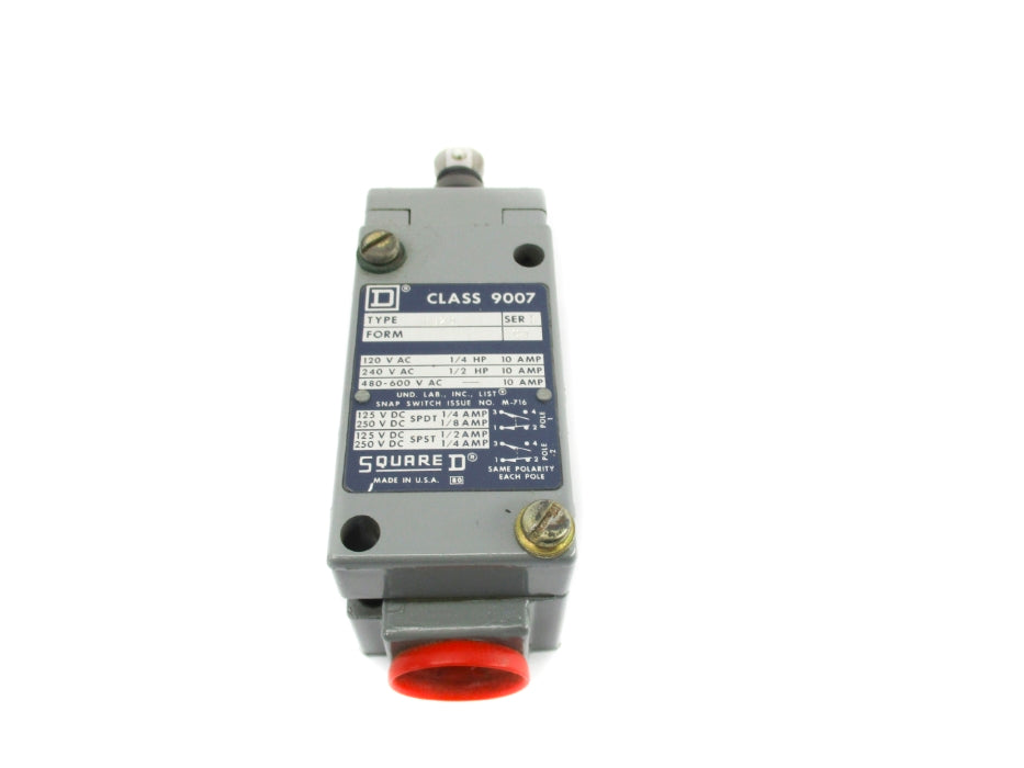 SQUARE D 9007B62D SER. B UNMP