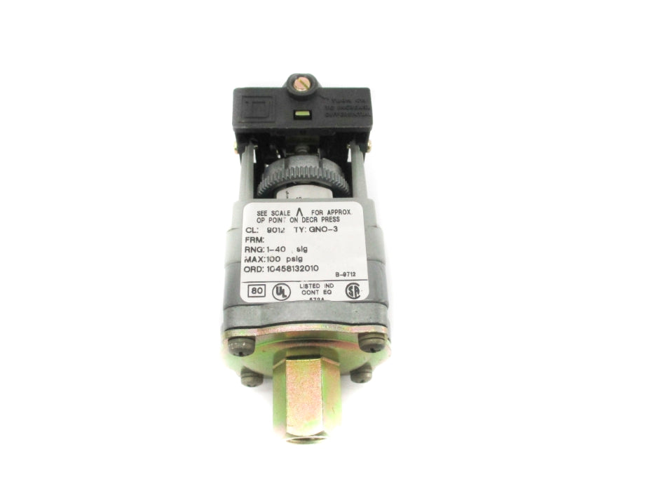 SQUARE D 9012GNO3 1-40PSIG NSNP