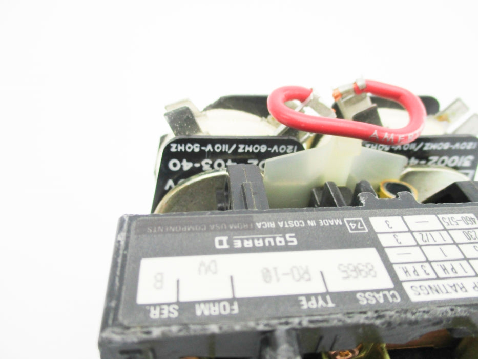 SQUARE D 8965RO10V02 SER. B 110/120V UNMP