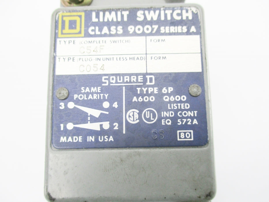 SQUARE D 9007CO54 SER. A UNMP