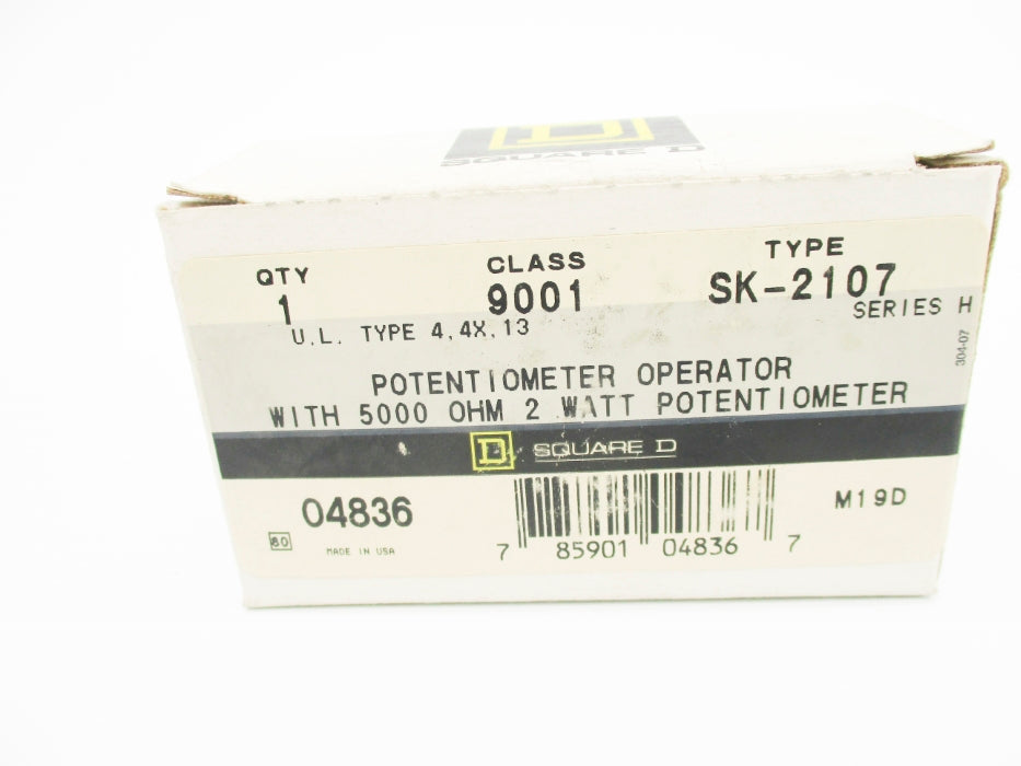 SQUARE D 9001SK2107 SER. H NSMP