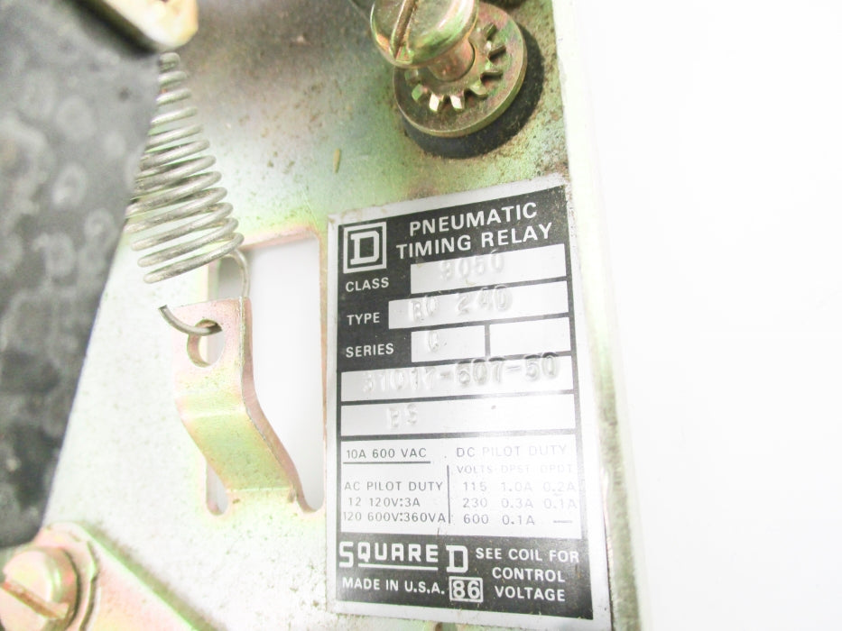 SQUARE D 9050BO24D SER. C 110/120V 10A NSNP