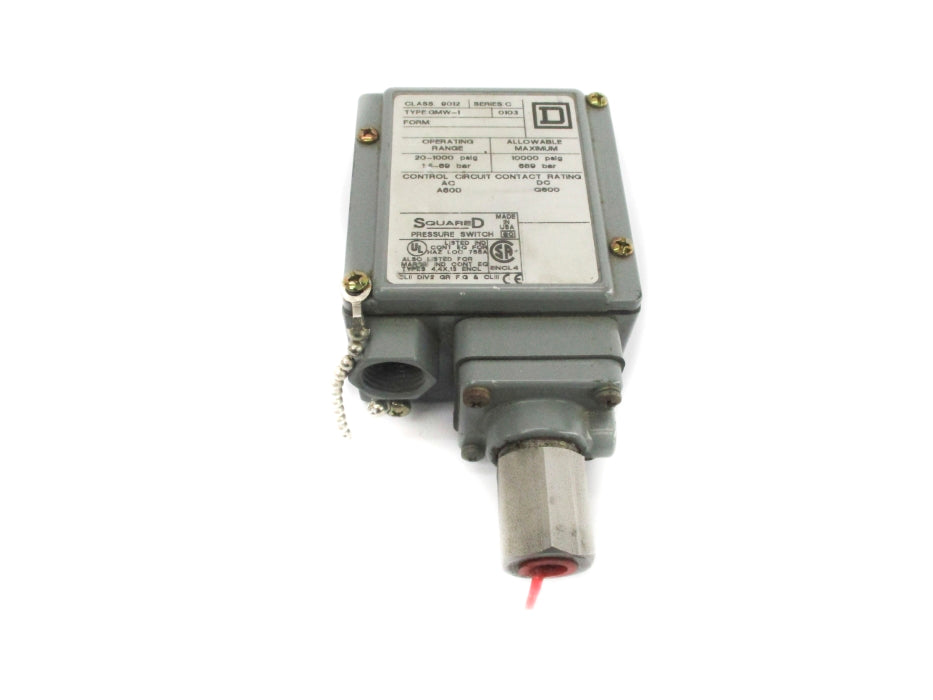 SQUARE D 9012GMW1 SER. C 20-1000PSIG NSNP