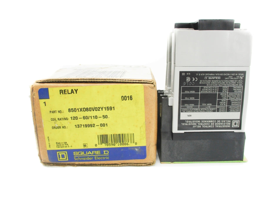 SQUARE D 8501XO80V02Y1591SER. A 110/120V 20A NSMP