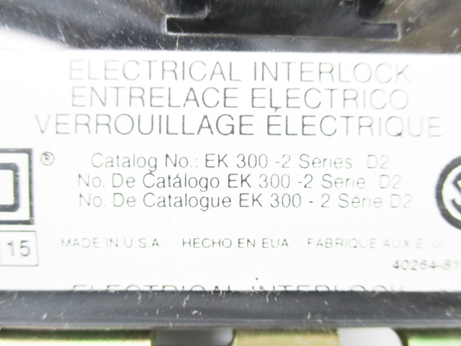 SQUARE D EK300-2 SER. D2 NSNP