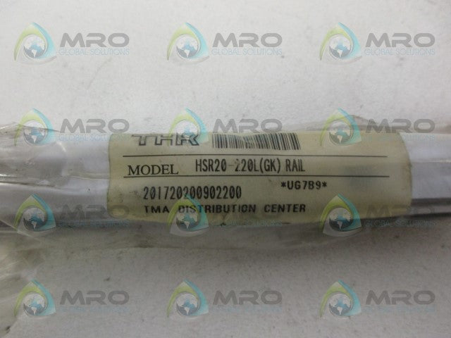 THK HSR20-220L RAIL *NEW IN FACTORY BAG*