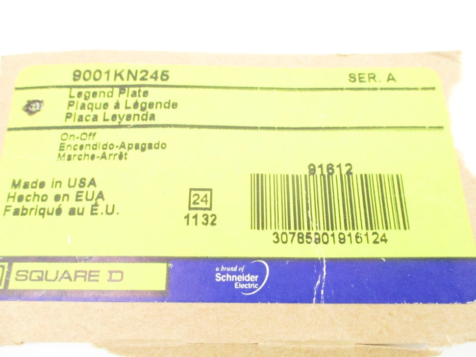 SQUARE D 9001KN245 SER. A NSNP