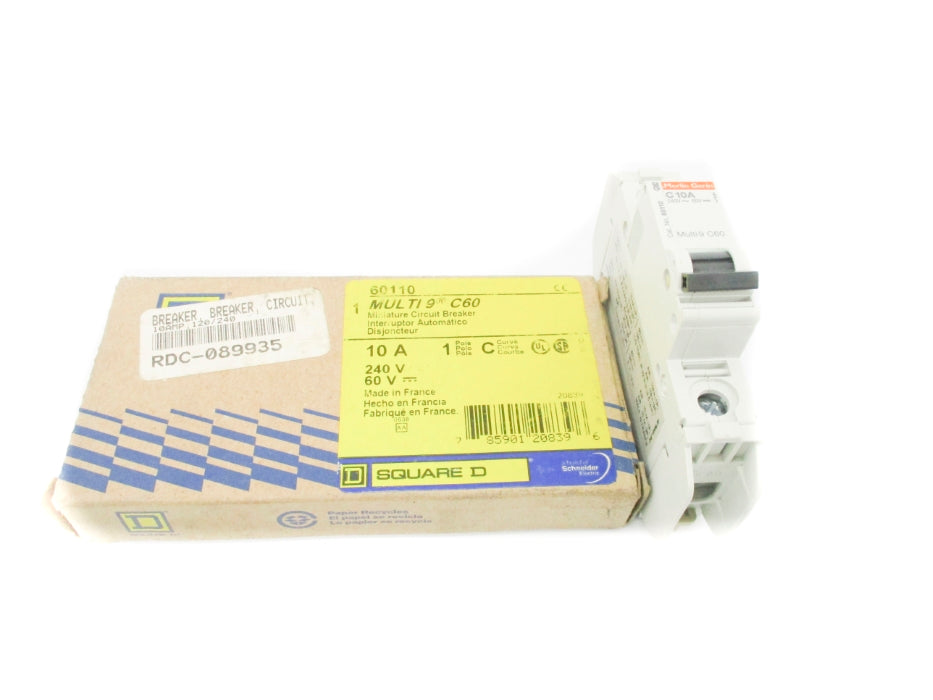 SQUARE D 60110 240-60V 10A NSMP