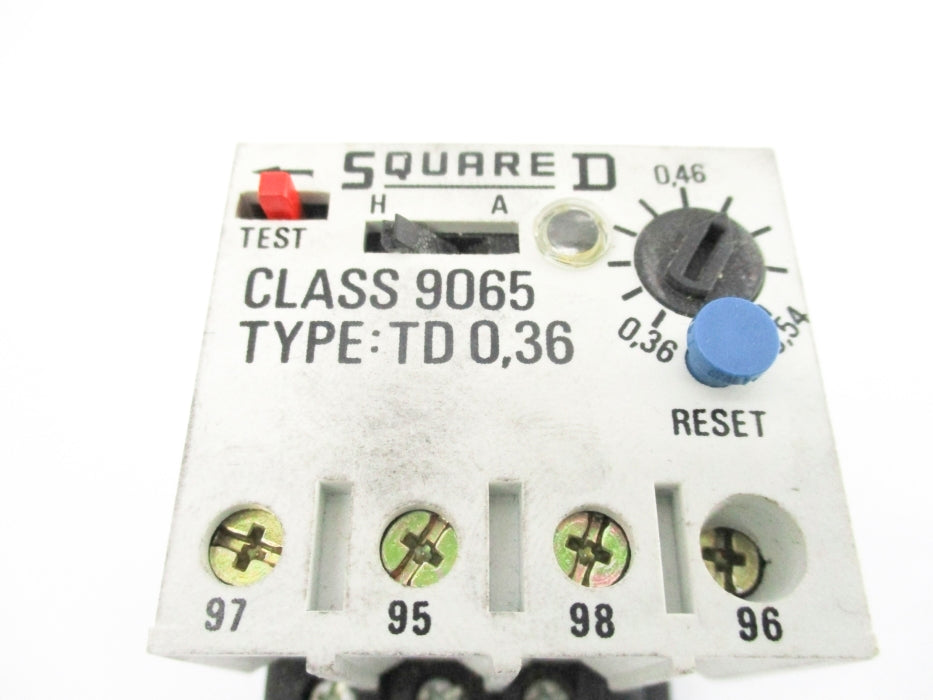SQUARE D 9065TD0.36 600V 0.36-0.54A UNMP