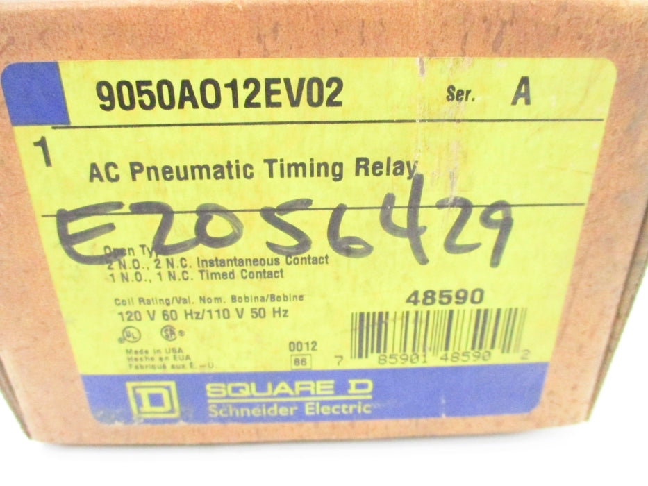 SQUARE D 9050AO12EV02 SER. A 110/120V NSMP