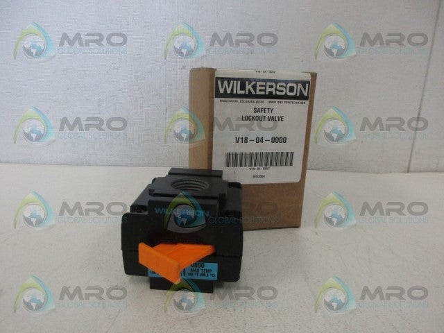 WILKERSON V18-04-0000 LOCKOUT VALVE *NEW IN BOX*