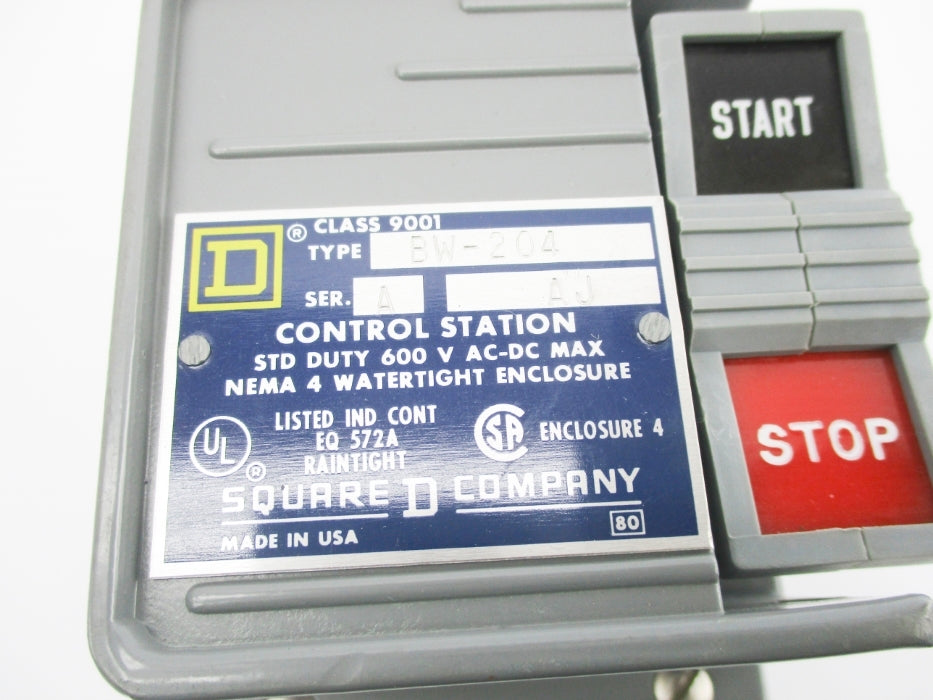 SQUARE D 9001BW204 SER. A NSNP