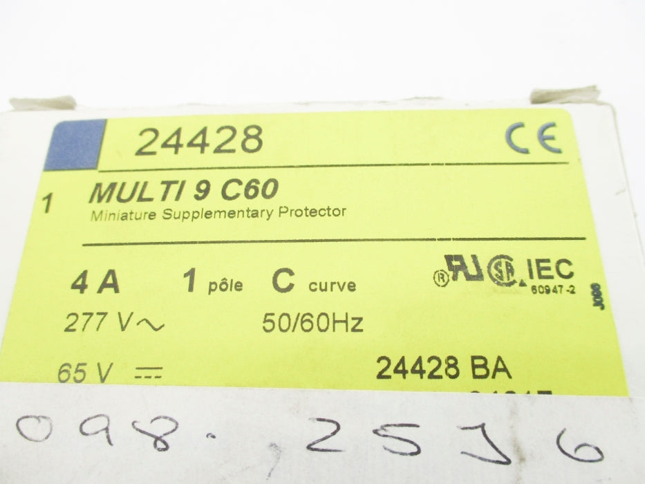 SQUARE D 24428 65-277V 4A NSMP