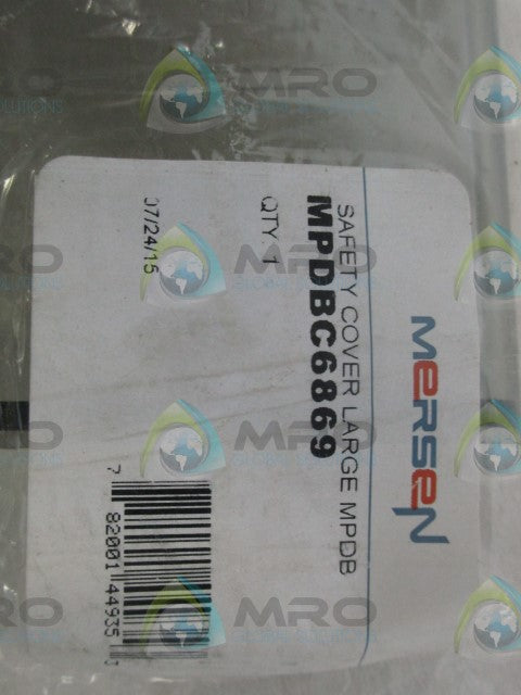 MERSEN MPDBC6869 SAFETY COVER *NEW IN FACTORY BAG*