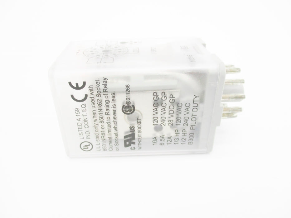 SQUARE D 8501KP13V20 SER. F 120V 10A UNMP