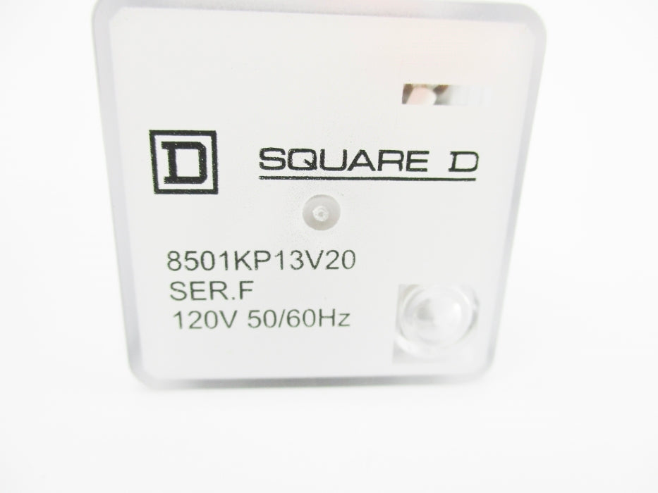 SQUARE D 8501KP13V20 SER. F 120V 10A UNMP
