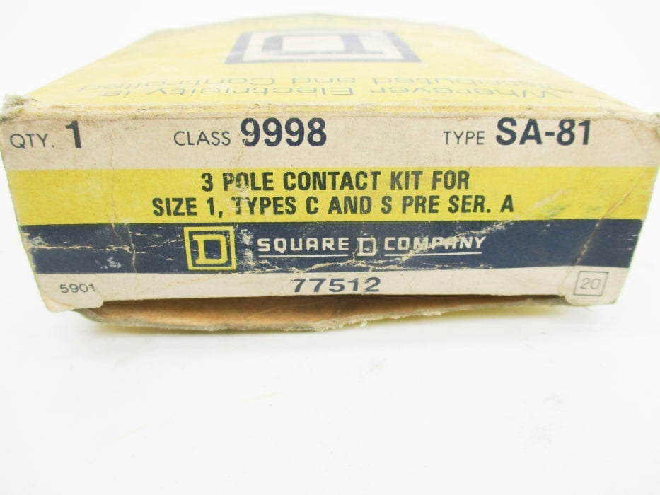 SQUARE D 9998SA81 SER. A NSMP