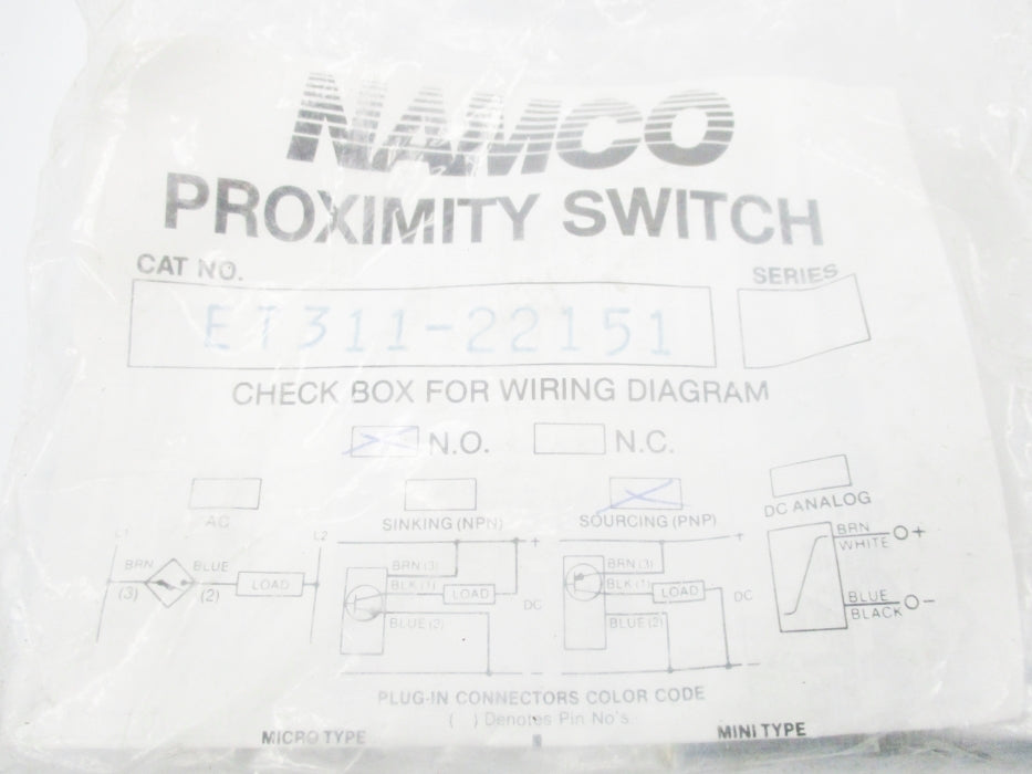 NAMCO ET311-22151 NSMP