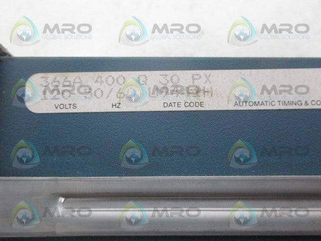 ATC 366A400Q30PX TIMER & CONTROL COUNTER *USED*