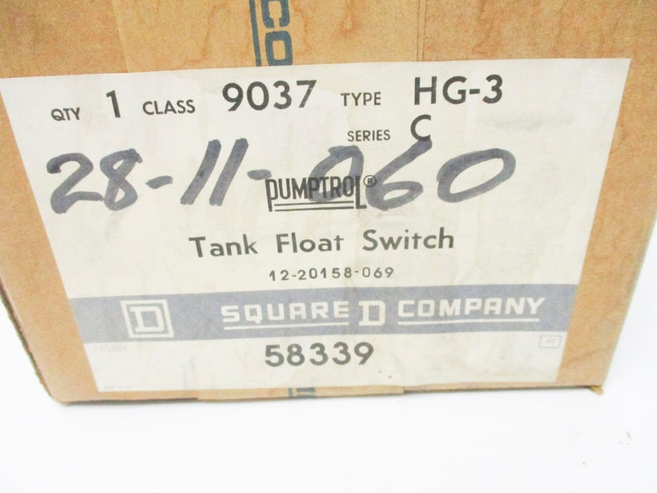 SQUARE D 9037HG3 SER. C 460/575V NSMP
