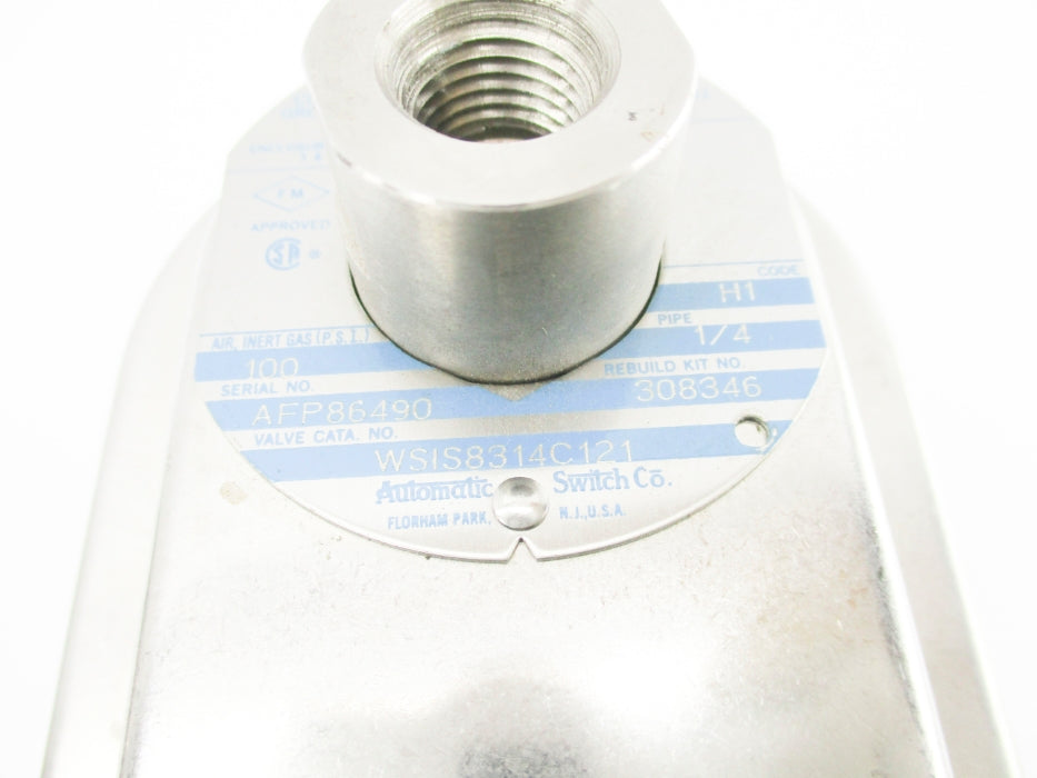 ASCO WSIS8314C121 100PSI NSNP
