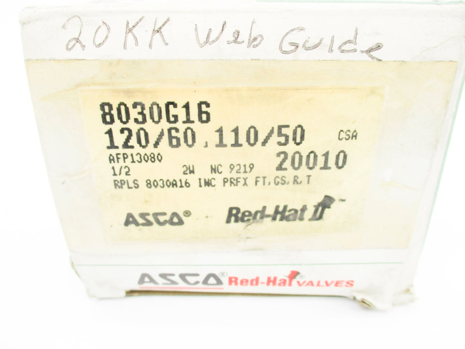 ASCO 8030G16 110-120V 4-6PSI NSMP