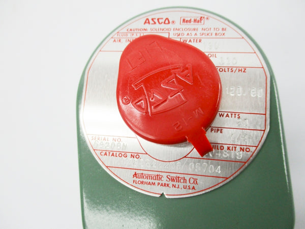 ASCO TX8262B20805704 120V 110-190PSI 1/4" NSNP