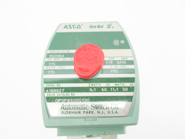 ASCO OPSP8320G130 110/120V 175PSI UNMP
