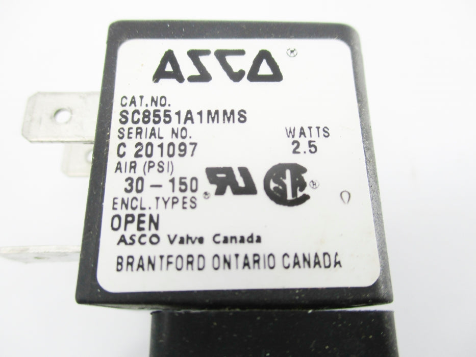 ASCO SC8551A1MMS 30-150PSI UNMP