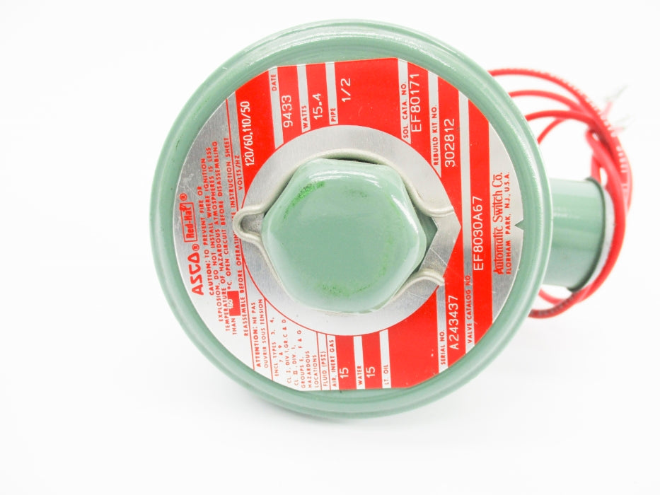 ASCO EF8030A67 110/120V 15PSI  NSNP