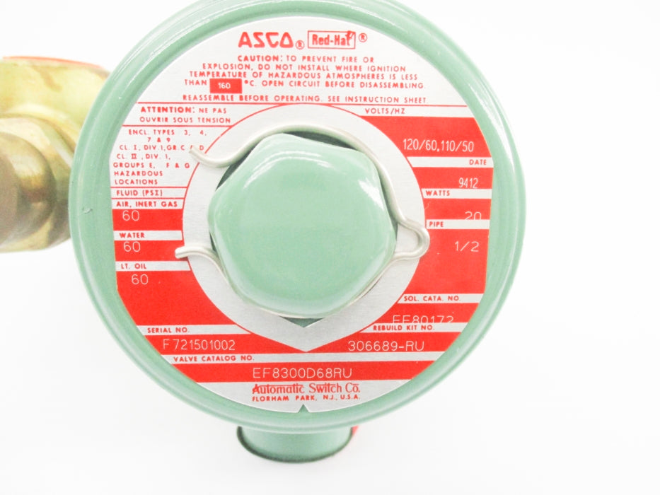 ASCO EF8300D68RU 110/120V 60PSI NSNP