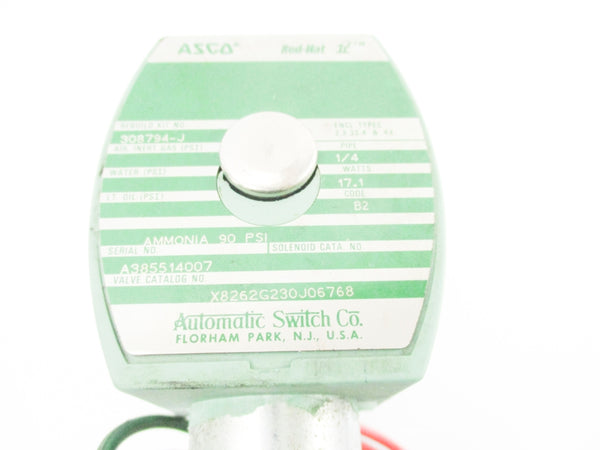 ASCO X8262G230J06768 110/120V 90PSI UNMP