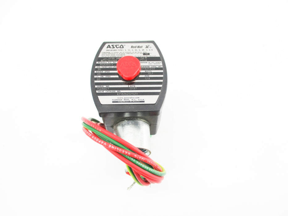 ASCO EF8262G152V 110/120V 20-30PSI NSNP