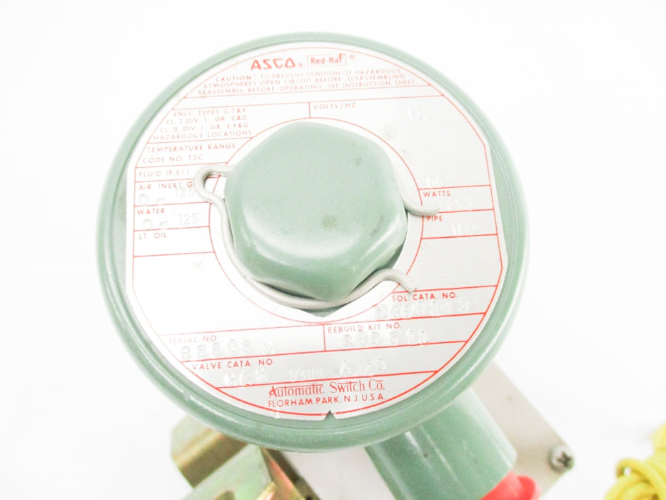 ASCO HCX8309A40 123VDC 0-125PSI NSNP
