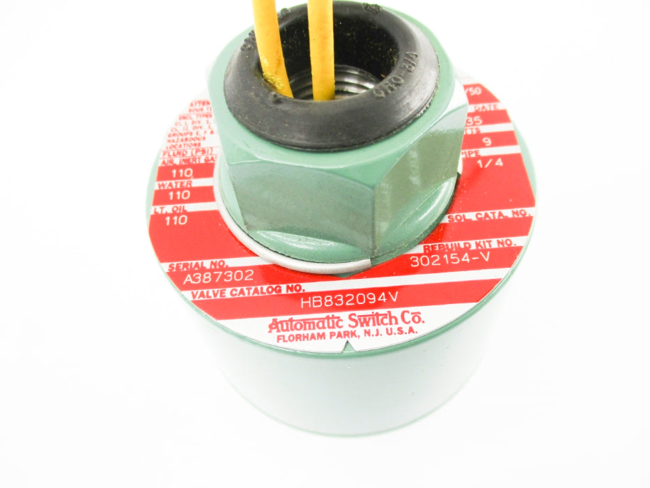 ASCO HB832094V 110/120V 110PSI NSNP