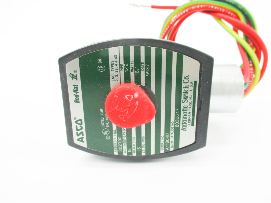 ASCO 8030G17 120V 15PSI 1/2" NSMP