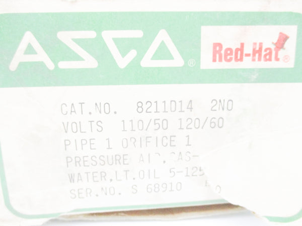 ASCO 8211D14 110/120V 5-125PSI 1" NSMP