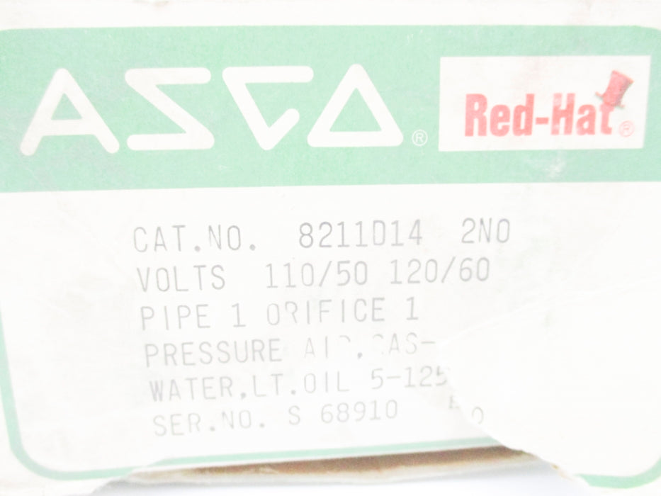 ASCO 8211D14 110/120V 5-125PSI 1" NSMP