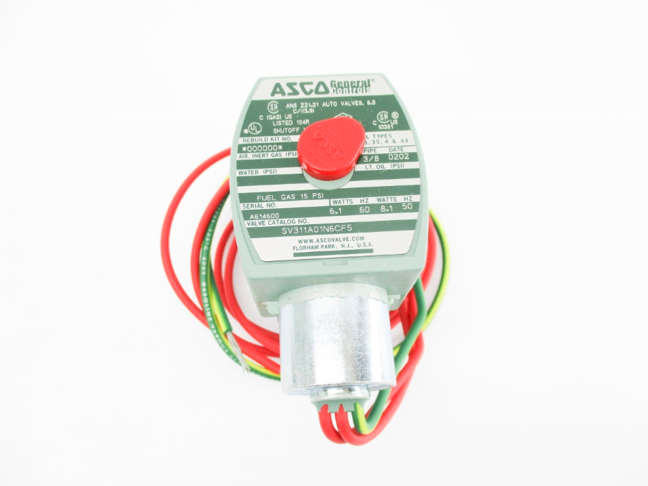 ASCO SV311A01N6CF5 22/24V 15PSI 3/8" NSMP