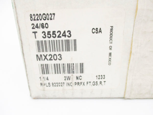 ASCO 8220G027 24V 1-1/4" NSFS
