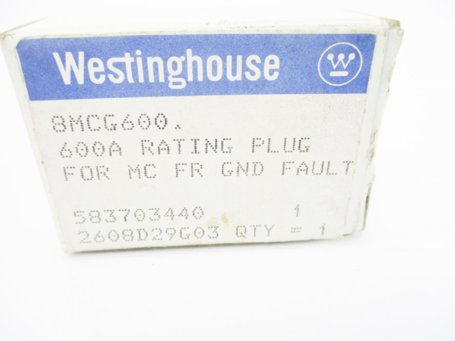 WESTINGHOUSE 8MCG600 2608D29G03 NSMP