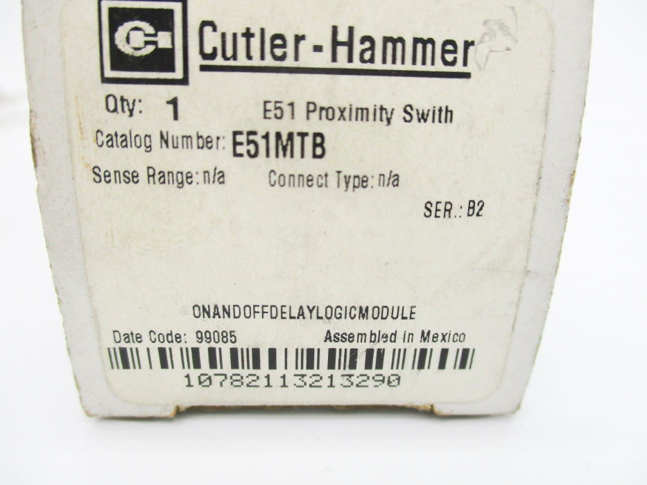 CUTLER HAMMER E51MTB SER. B2 NSMP