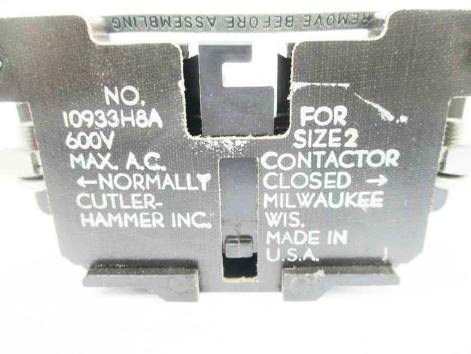 CUTLER HAMMER 10933H8A UNMP