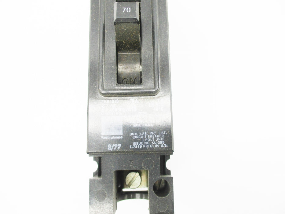WESTINGHOUSE EHB1070 4989D52G10 127VDC/277VAC 70A NSMP